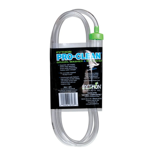 Python Pro-Clean Mini 6 inch compact aquarium gravel washer for nano tanks betta tanks and small freshwater aquariums