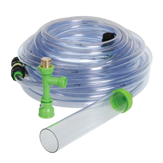 Python No Spill Clean & Fill 75 ft aquarium gravel vacuum and water changer with extra-long hose for large aquariums and fish rooms