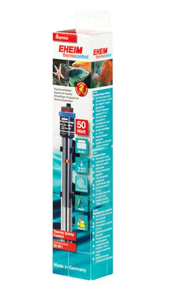Eheim Jäger 50W Aquarium Heater – fully submersible adjustable heater for nano aquariums up to 15 gallons.