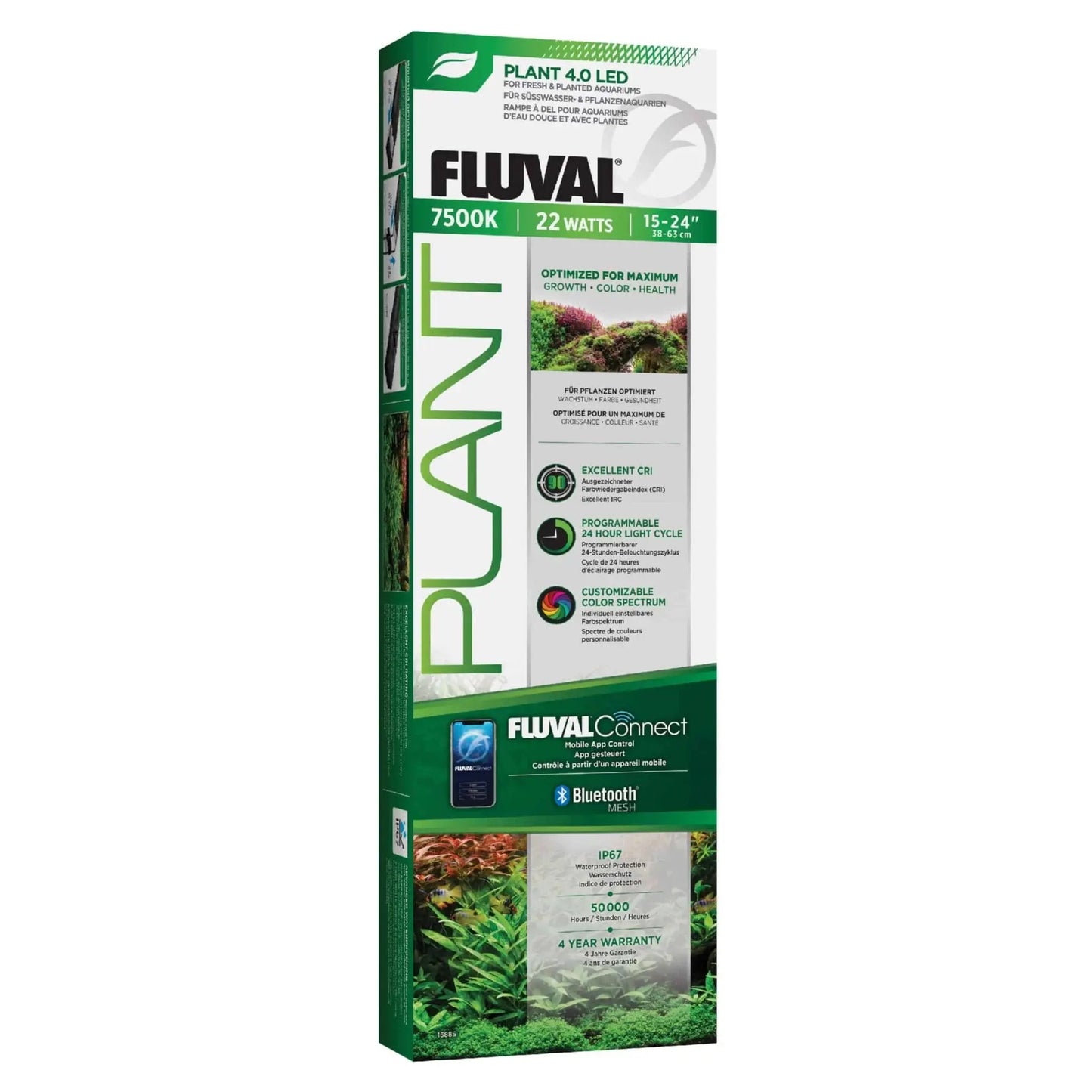 Fluval Plant 4.0 LED 22W aquarium light