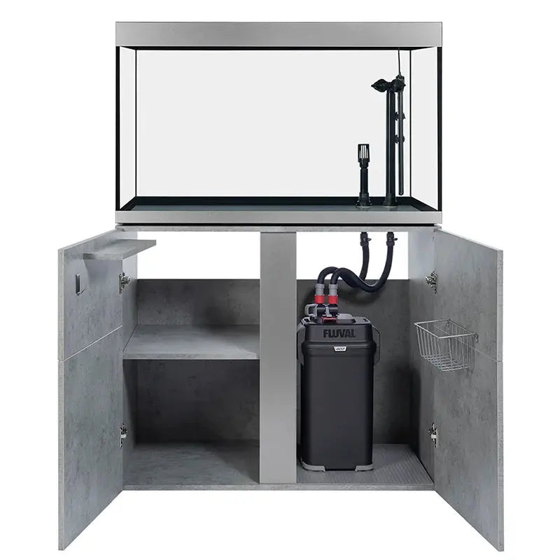 Fluval Siena 72 Gallon Aquarium and Cabinet Set premium freshwater aquarium system with matching stand and modern design