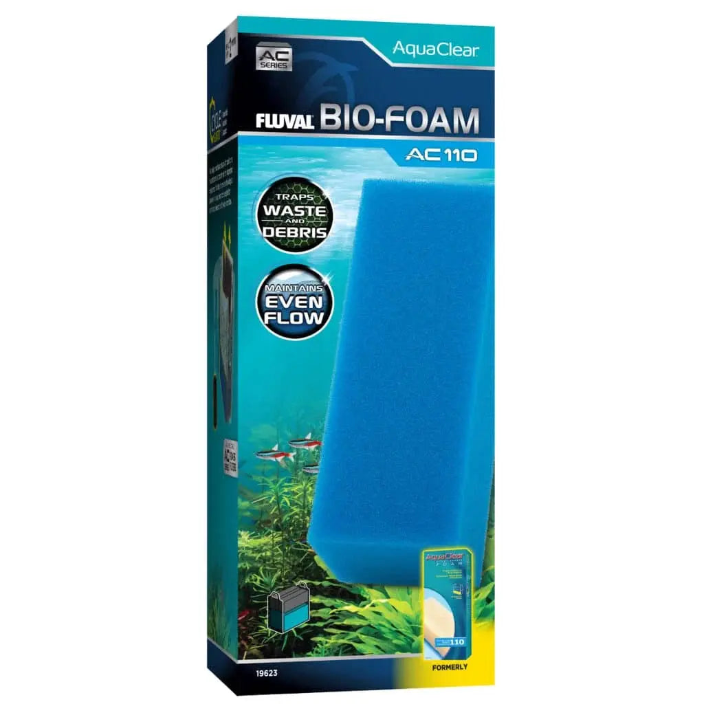 Fluval AquaClear AC110 Bio-Foam filter insert – mechanical filtration foam designed for AquaClear 110 power filters
