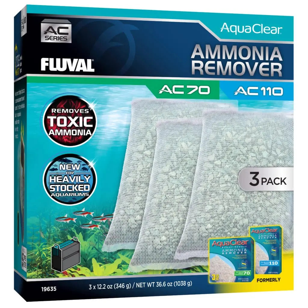 Fluval Ammonia Remover AC70 AC110 3 pack
