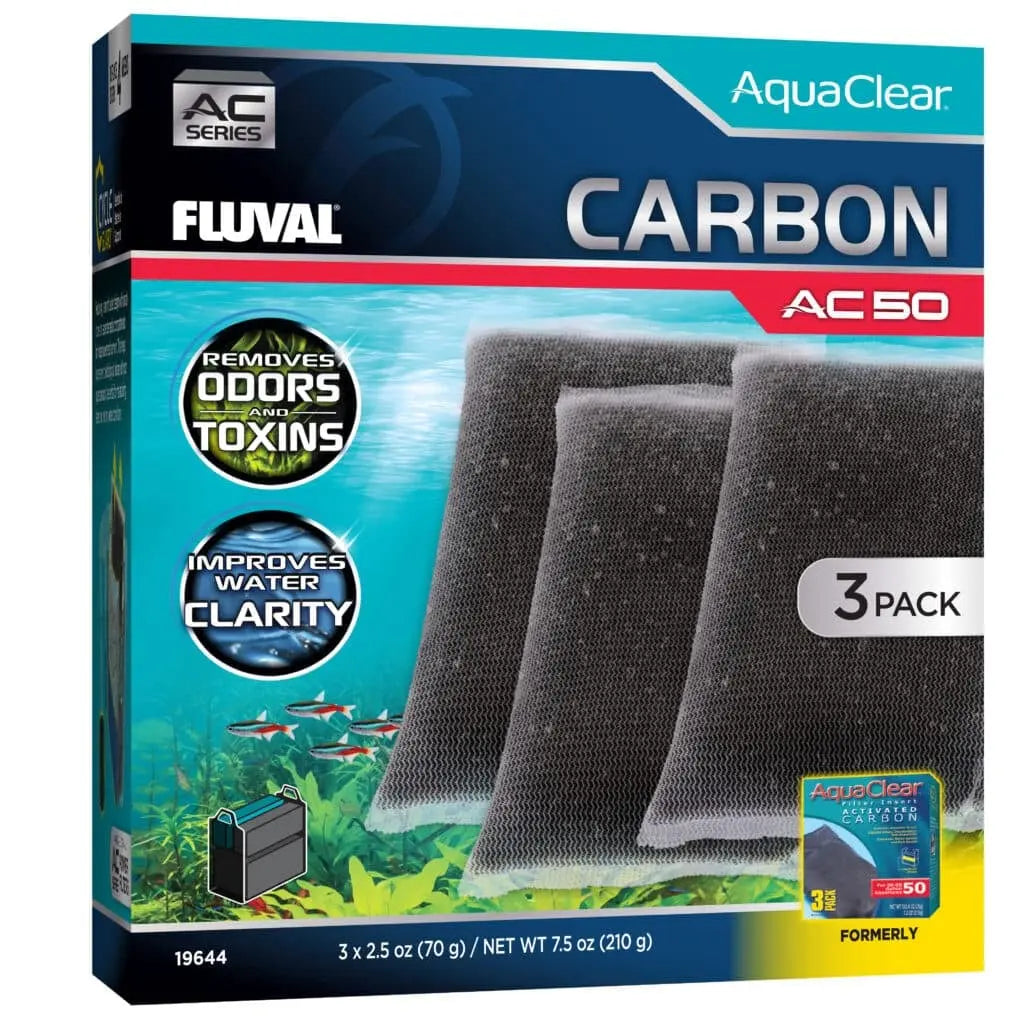 Fluval AC50 active carbon insert 3 pack