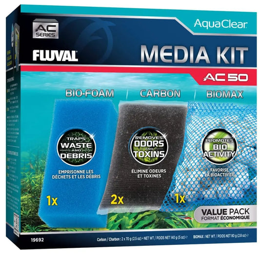 Fluval AC50 filter media maintenance kit