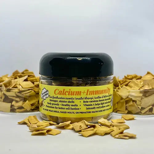 Kats Aquatics Calcium and Immunity shrimp and snail food supplement supporting healthy molts and immune function