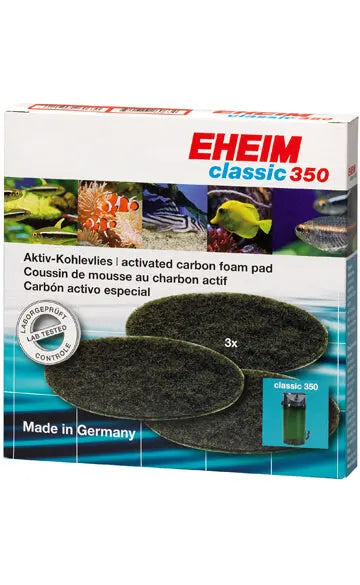 Activated carbon filter pads for Eheim Classic 2215 canister filter