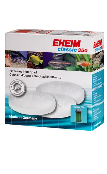 Eheim 2215 Fine Filter Pad White – 3 Pack replacement pads