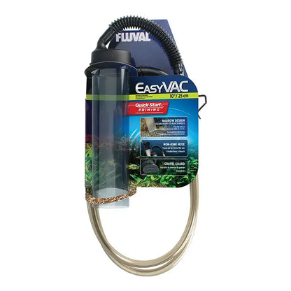 Fluval Small Gravel Cleaner 10 inch aquarium gravel vacuum with 6 foot hose and clip