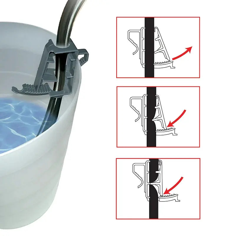 Fluval Small Gravel Cleaner 10 inch aquarium gravel vacuum with 6 foot hose and clip