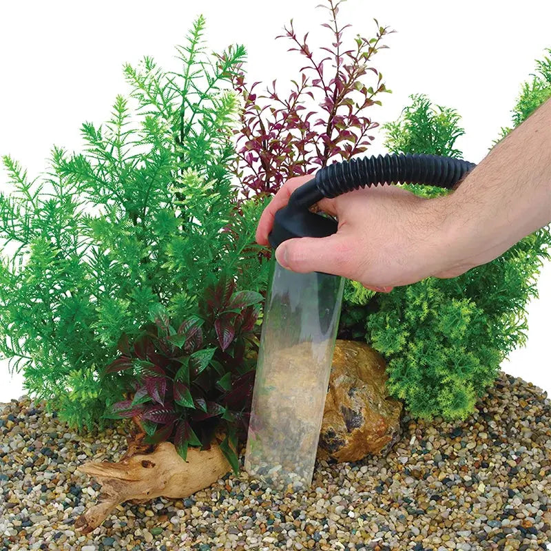 Fluval Medium Gravel Cleaner 15 inch aquarium gravel vacuum with hose and clip