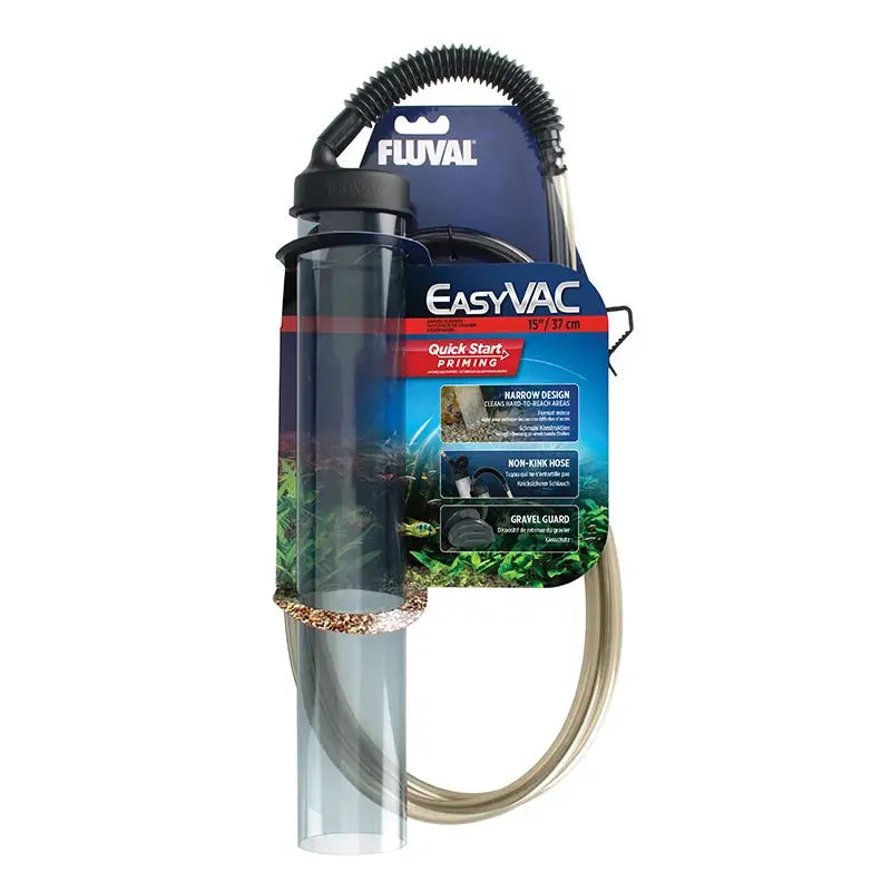 Fluval Medium Gravel Cleaner 15 inch aquarium gravel vacuum with hose and clip