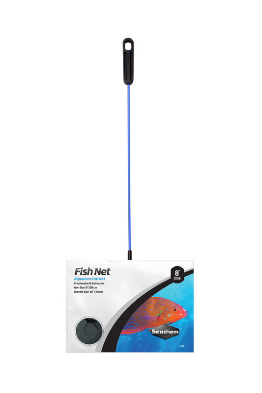 Seachem Fish Net coarse mesh 8 inch long handle aquarium