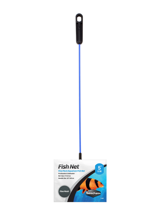 Seachem Fish Net fine mesh 5 inch long handle aquarium
