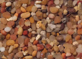 CaribSea Super Naturals Gemstone Creek 20 lb natural freshwater aquarium substrate bag.