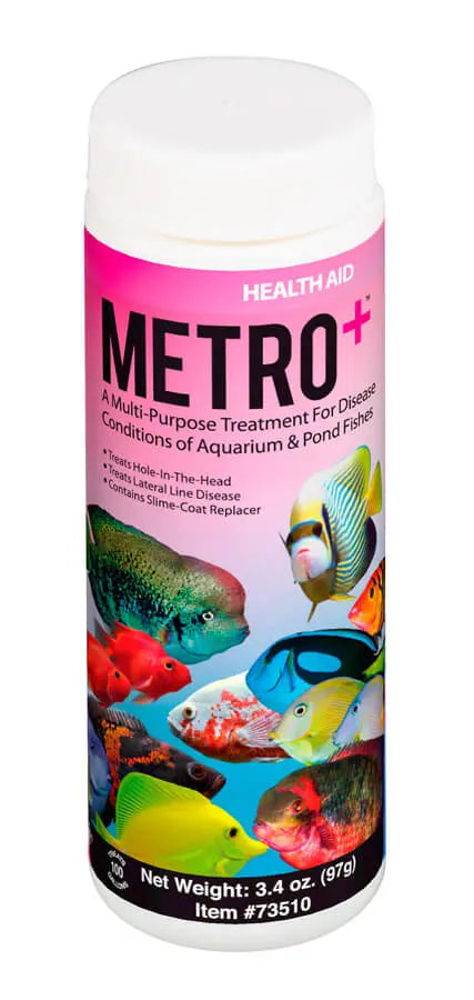 Hikari Metro+ Multi-Purpose Treatment 3.5 oz fish medication for hole-in-the-head disease