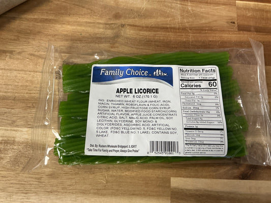 Rucker’s Apple Licorice 6 oz