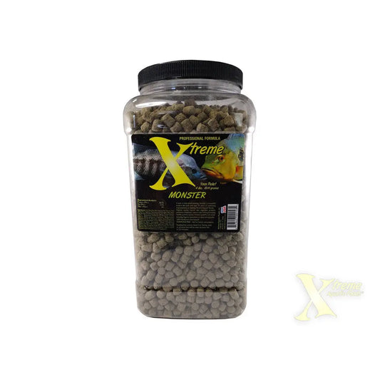 Xtreme Monster Fish Food 4 lbs – sinking high-protein pellets for large freshwater monster fish like Oscars and Arowanas
