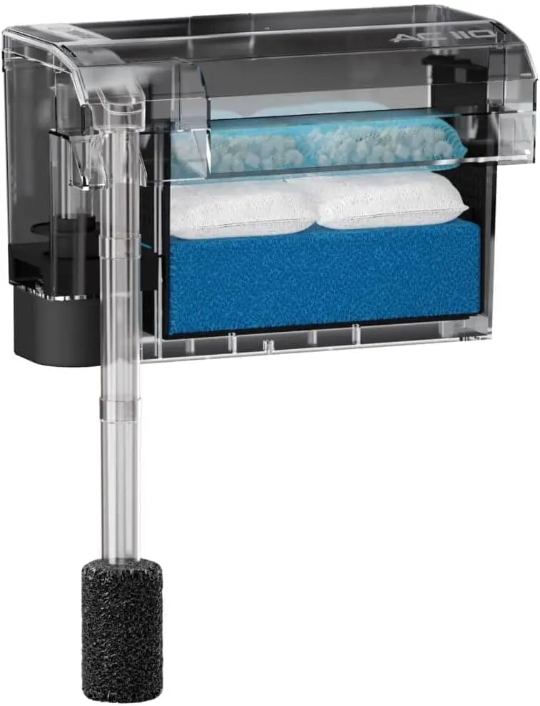 Fluval AquaClear AC110 power filter – high-capacity hang-on-back aquarium filter for tanks up to 110 gallons
