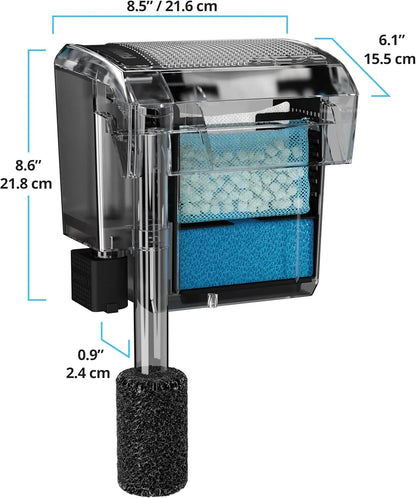 Fluval AquaClear AC70 power filter – hang-on-back aquarium filter for tanks up to 70 gallons