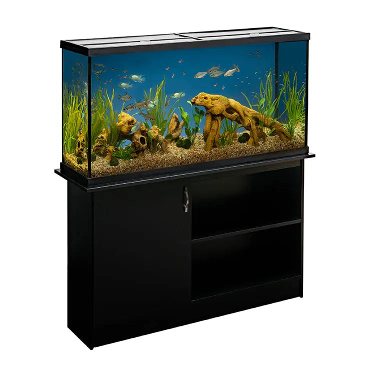 Marineland 60 Gallon Ensemble aquarium and stand set for freshwater fish and planted tanks