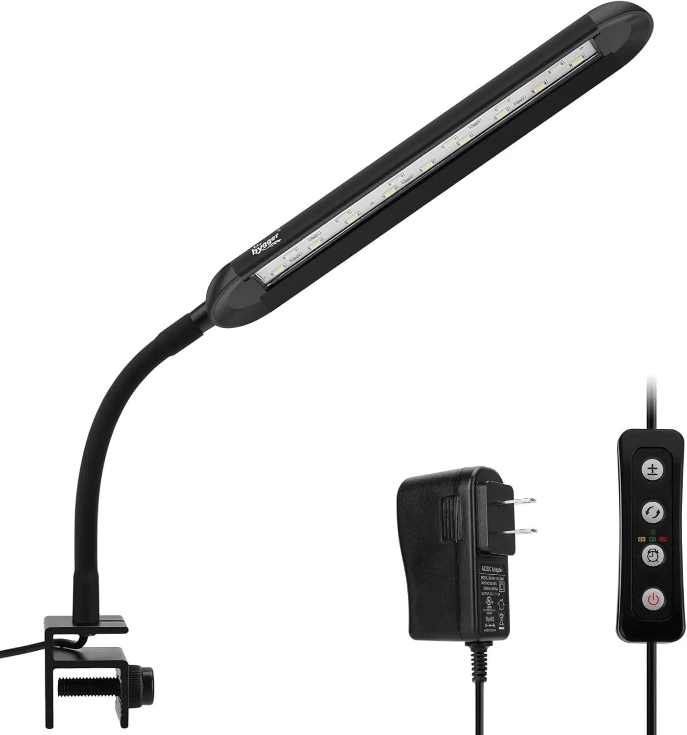 Hygger HG033-9W Mini Clip-On LED Light – Ideal for 12–16″ Nano Tanks Tropical Treasures Wyo LLC