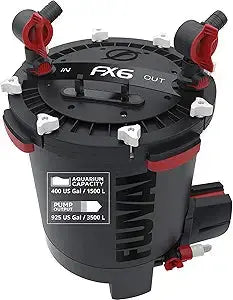 Fluval FX6 high performance canister filter – large capacity multi-stage aquarium filter for tanks up to 400 gallons