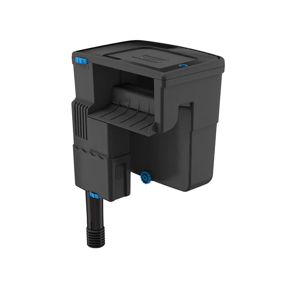 Seachem Tidal 55 – hang-on-back aquarium power filter with surface skimmer and adjustable flow, suitable for up to 55-gallon tanks.