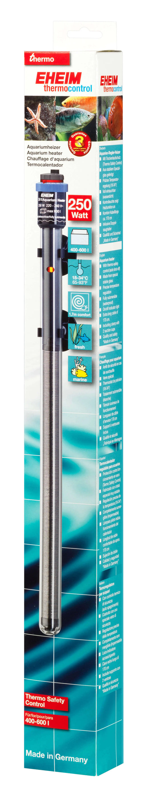 Eheim Jäger 250W submersible aquarium heater