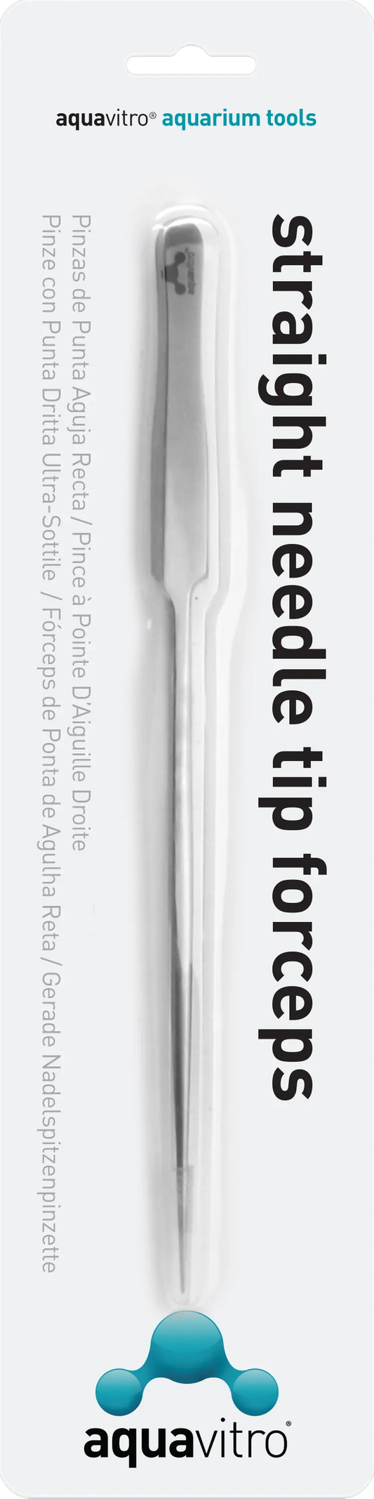 Aquavitro straight needle tip forceps aquascaping tool