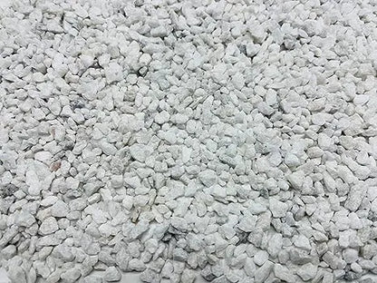 Pisces Ice White Aquarium Substrate 10 lb bag – natural bright white gravel for freshwater aquariums, safe for fish, shrimp, and plants.