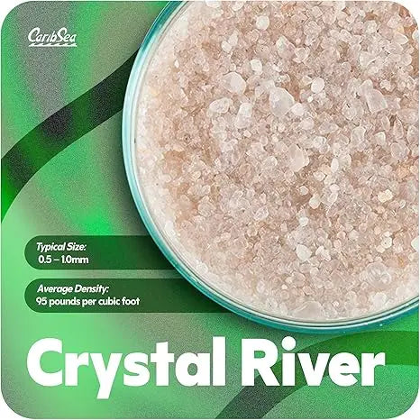 Super Naturals Crystal River 5 lb aquarium gravel – smooth light-colored natural substrate for freshwater aquariums and planted tanks.