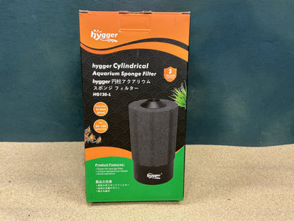 Hygger Cylindrical Sponge Filter HG120L Tropical Treasures Wyo LLC