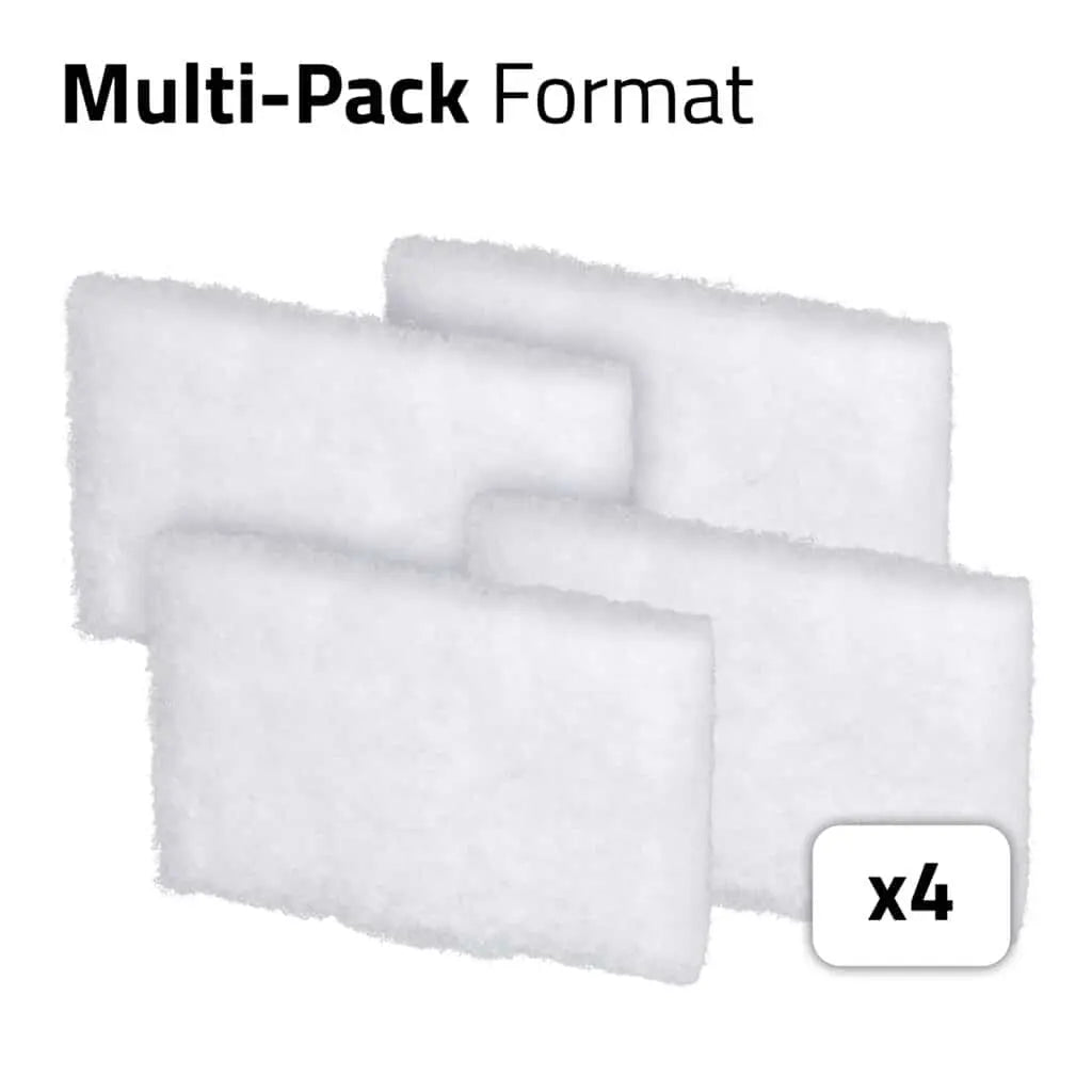 Four Fluval Kühl coarse filter pads shown together, illustrating the 4-pack multi-pack format