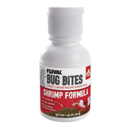 Fluval Bug Bites Shrimp Formula 1.05 oz insect-based food for freshwater shrimp