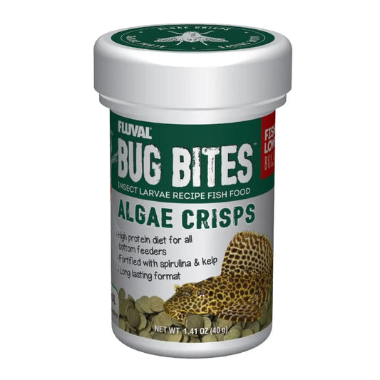 Bug Bites Algae Crisps 40 g pleco food