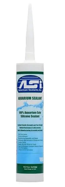 Aquarium Silicone Sealant – 10.2 fl. oz (Clear) Tropical Treasures Wyo LLC
