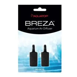 Aquatop 2-Pack 1 Inch Standard Airstone – compact aquarium air stones for improving oxygenation and water circulation.