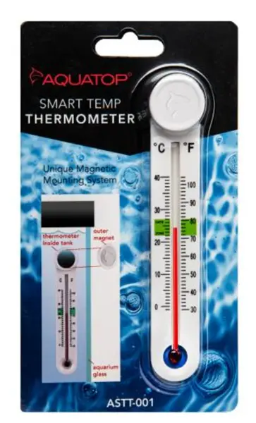Aquatop Smart-Temp aquarium thermometer with magnetic mount
