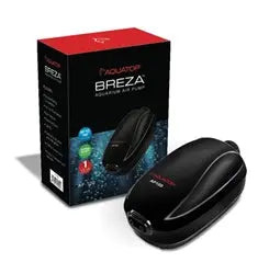 Aquatop Breza AP-100 aquarium air pump for sponge filters, airstones, shrimp tanks, and small freshwater aquariums.