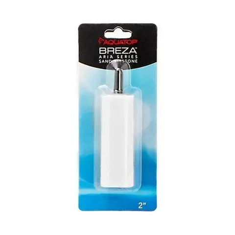 Aquatop Breza Aria 2 inch sand airstone for aquarium aeration, bubbles, and water movement in small freshwater tanks.