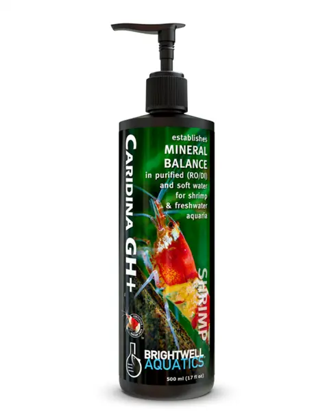 Brightwell Shrimp Caridina GH+ 250mL liquid GH remineralizer for Caridina shrimp aquariums