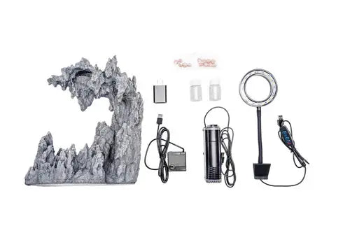 waterfall aquascaping tank kit