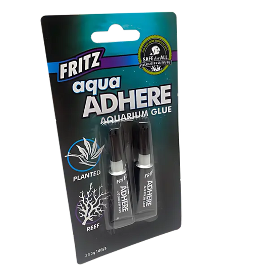 Fritz aquaADHERE aquarium glue two 3 gram tubes for plants rocks and decorations