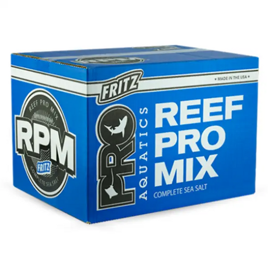 Fritz Pro RPM Reef Salt 200 gallon box synthetic sea salt mix for reef aquariums