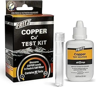Fritz Copper Test Kit for measuring copper levels in freshwater and saltwater aquariums