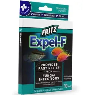 Fritz Expel-P 10 pack aquarium fish medication for treating internal parasites