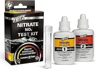 Fritz Nitrate Test Kit for freshwater and saltwater aquariums – nitrate water testing kit with test tubes and color chart