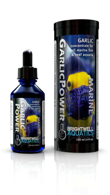 Brightwell Aquatics Garlic Power 30 mL garlic extract appetite enhancer for aquarium fish