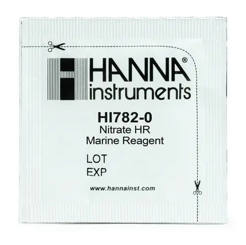 Hanna Instruments marine nitrate high range checker reagents for aquarium water testing